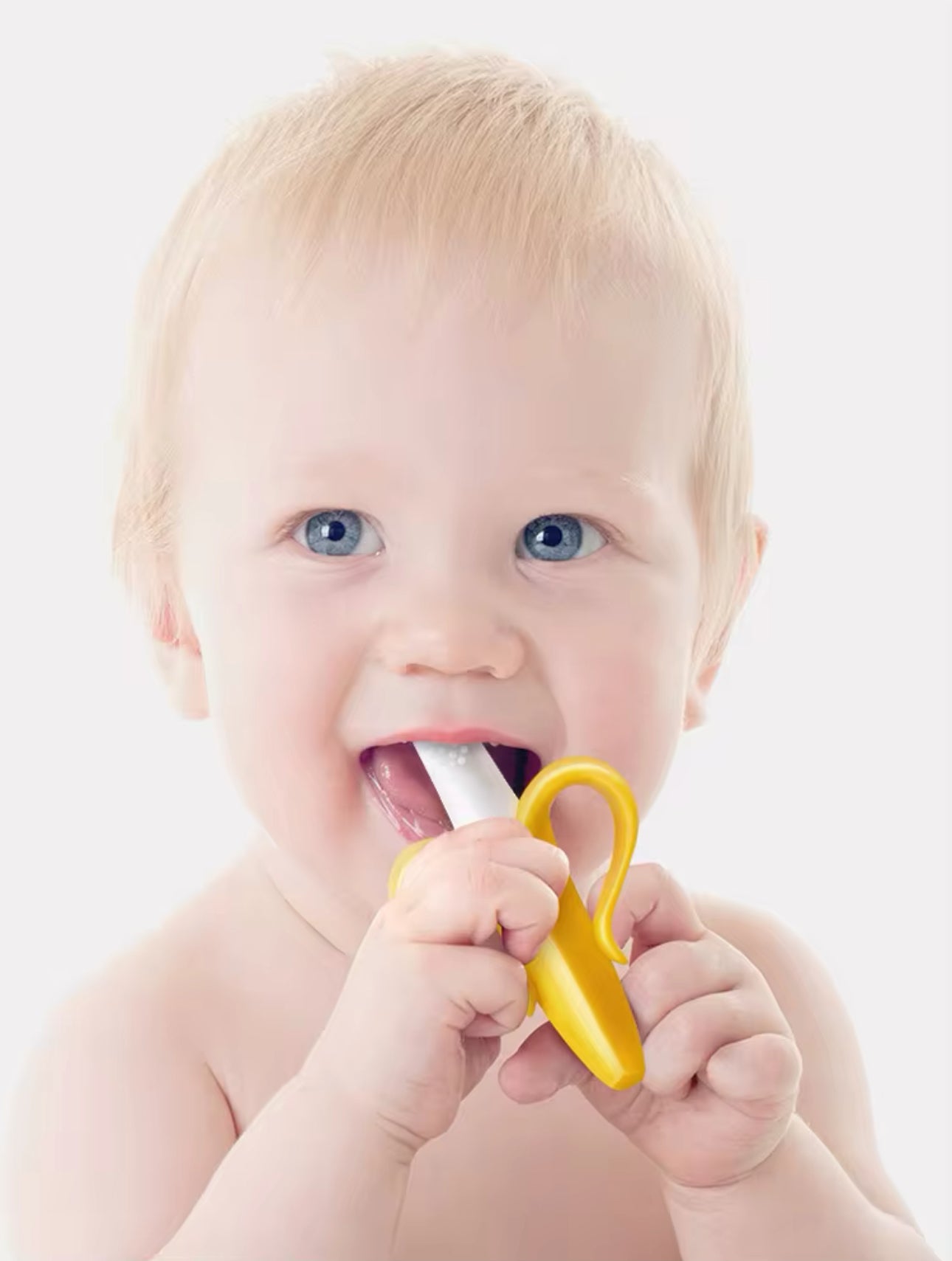 Silicone Banana Baby Teething Toothbrush