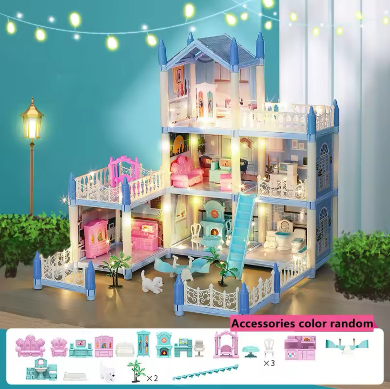 Beautiful 3D DIY Princess Castle