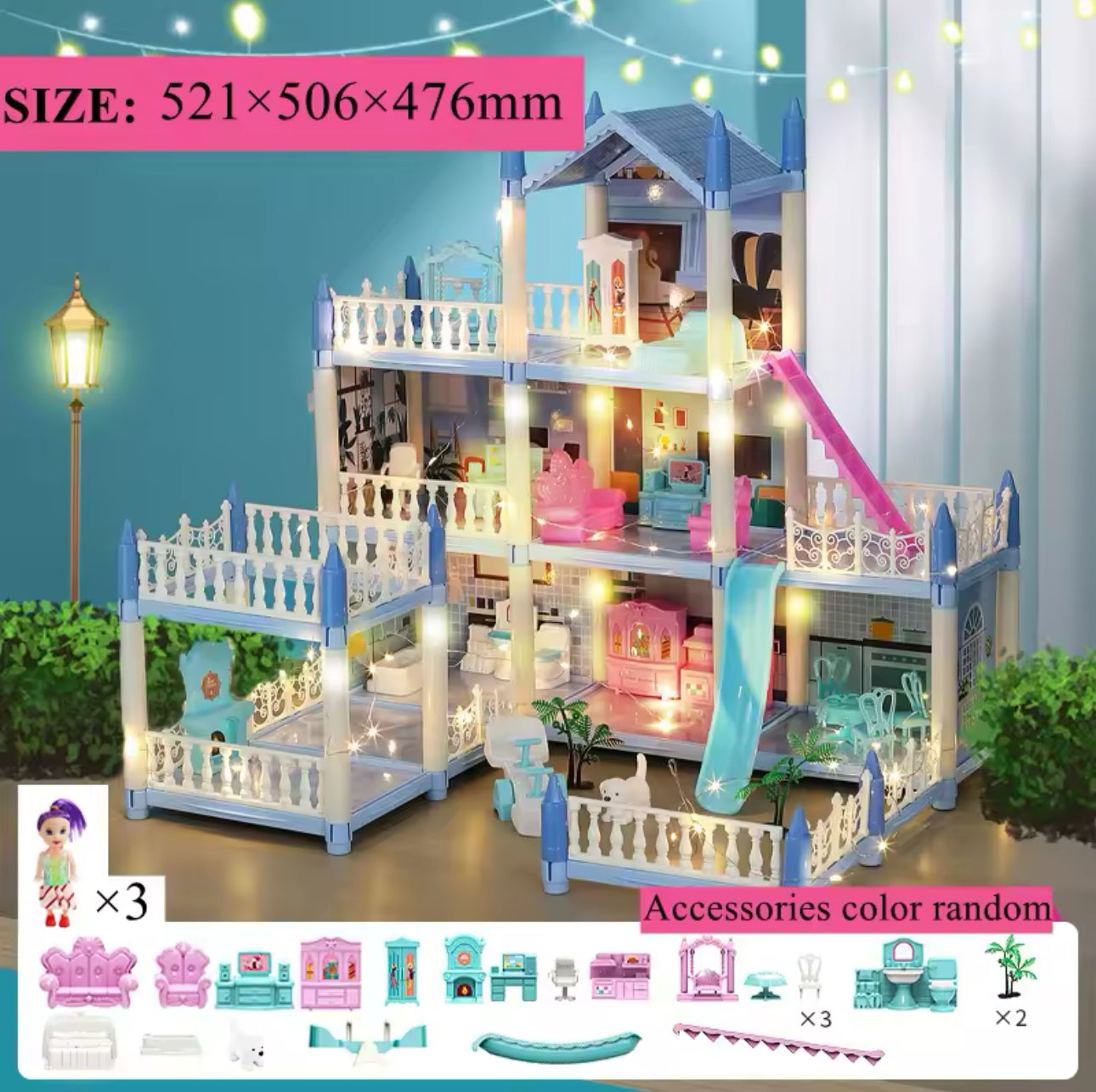 Beautiful 3D DIY Princess Castle