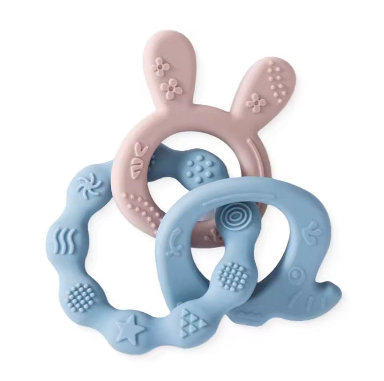 Food-Grade Silicone Baby Teething Rings