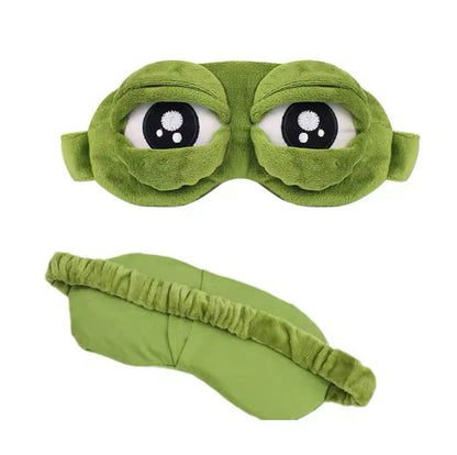 Soft 3D Frog Sleep Mask