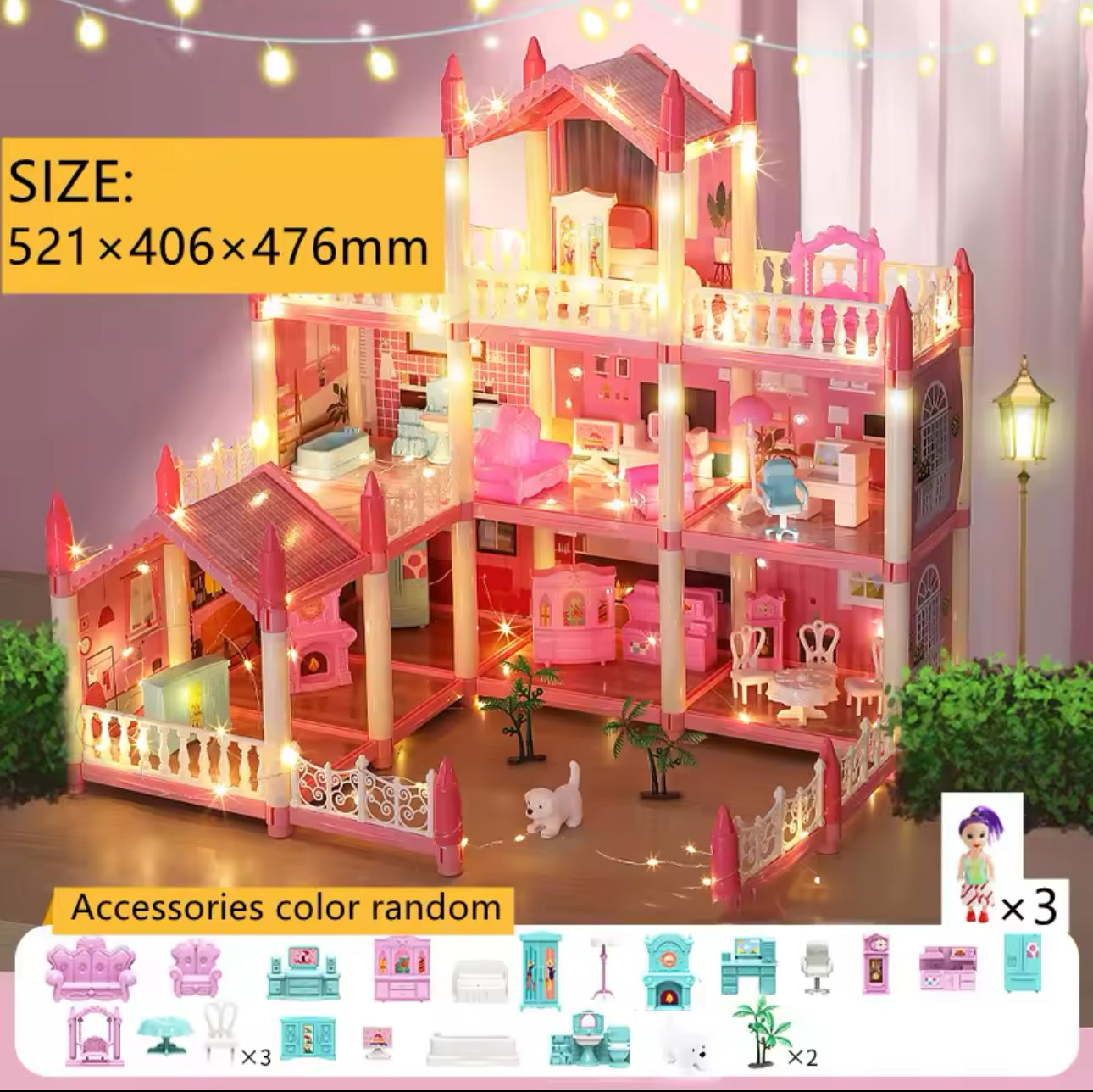 Beautiful 3D DIY Princess Castle