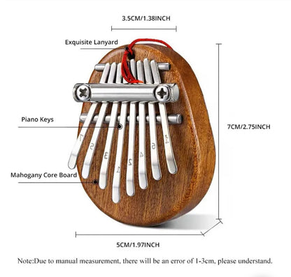 Mini Thumb Piano | 8 Tone Mini Kalimba