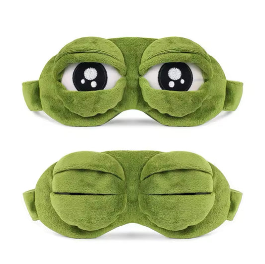 Soft 3D Frog Sleep Mask