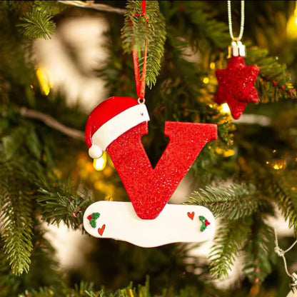 Personalised Christmas Letter Ornaments