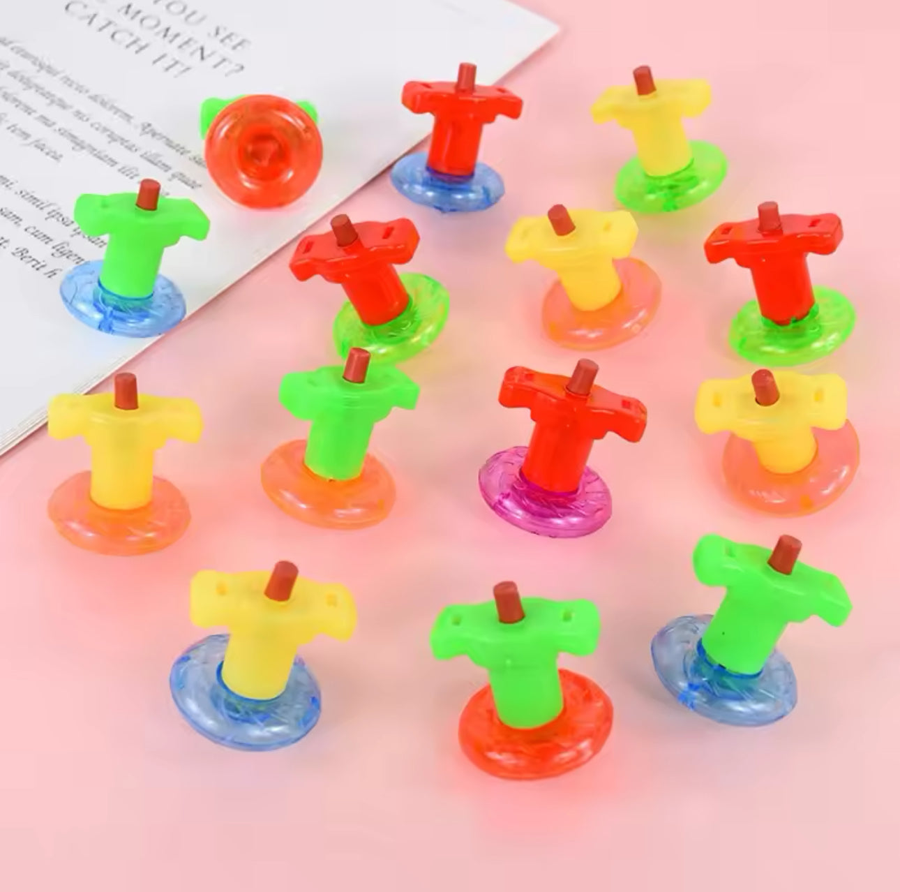 Classic Colourful Spinning Tops