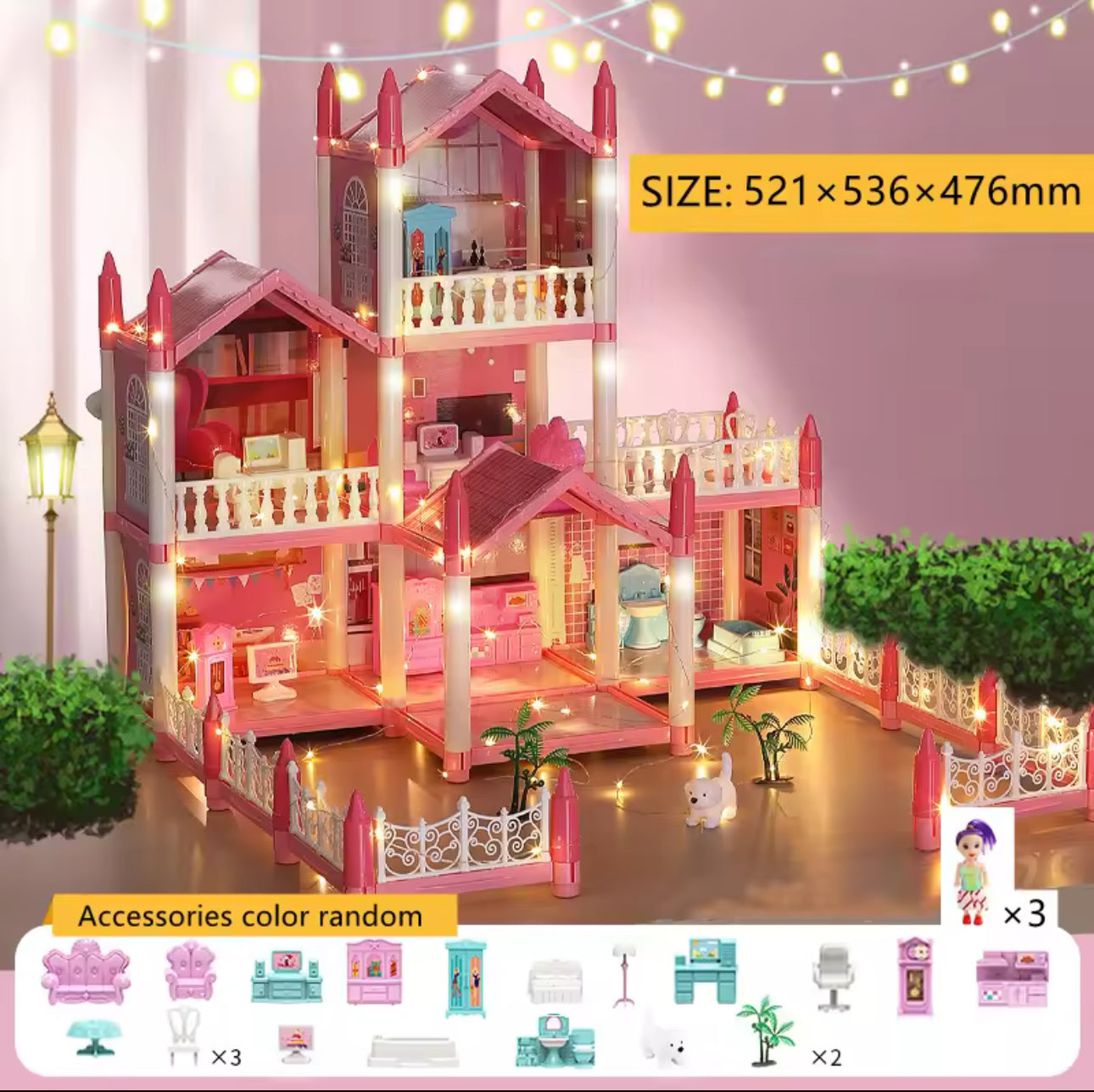 Beautiful 3D DIY Princess Castle