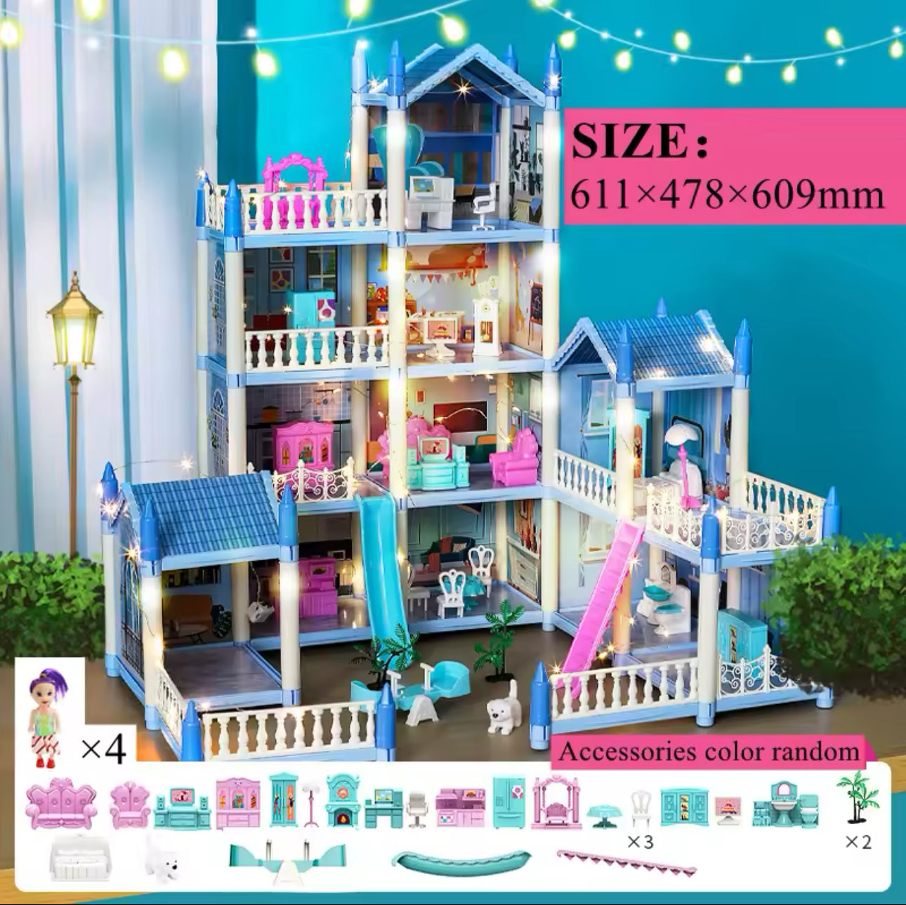 Beautiful 3D DIY Princess Castle