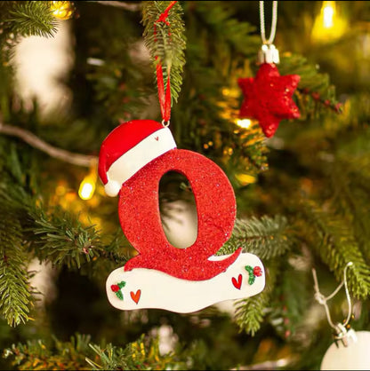 Personalised Christmas Letter Ornaments