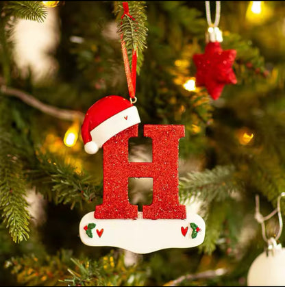 Personalised Christmas Letter Ornaments