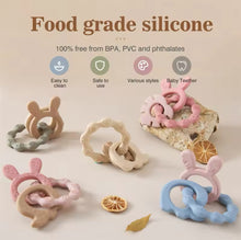 Food-Grade Silicone Baby Teething Rings