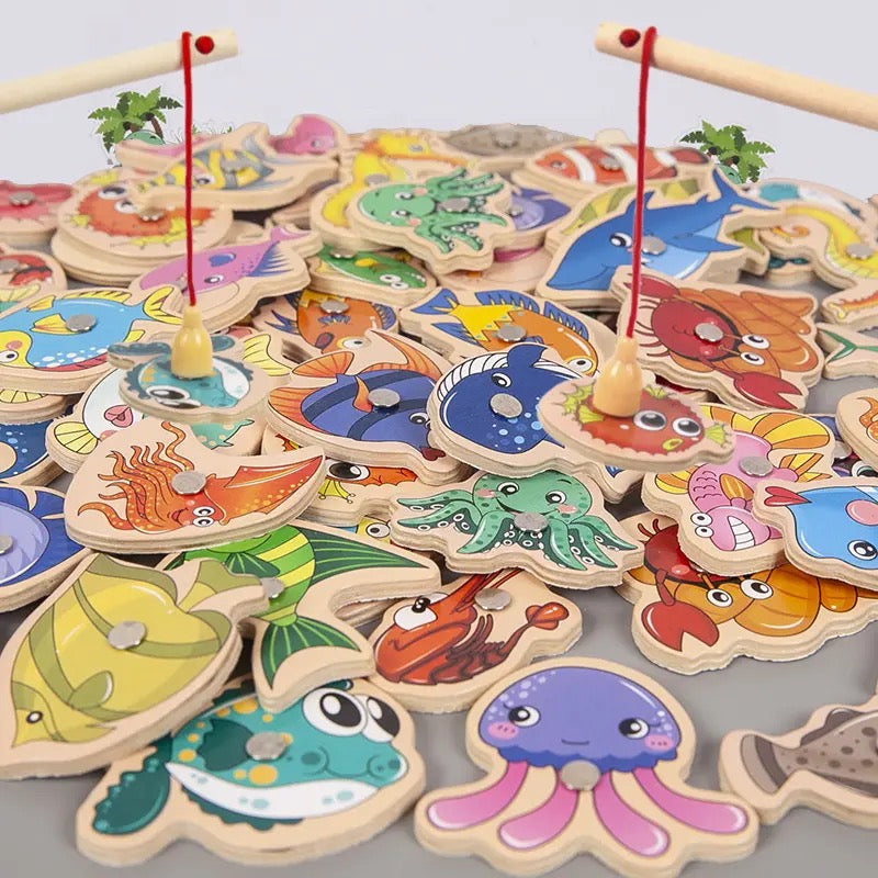 Interactive Magnetic Fishing Game For Children