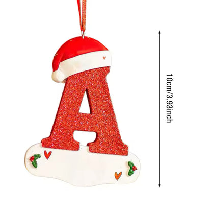 Personalised Christmas Letter Ornaments