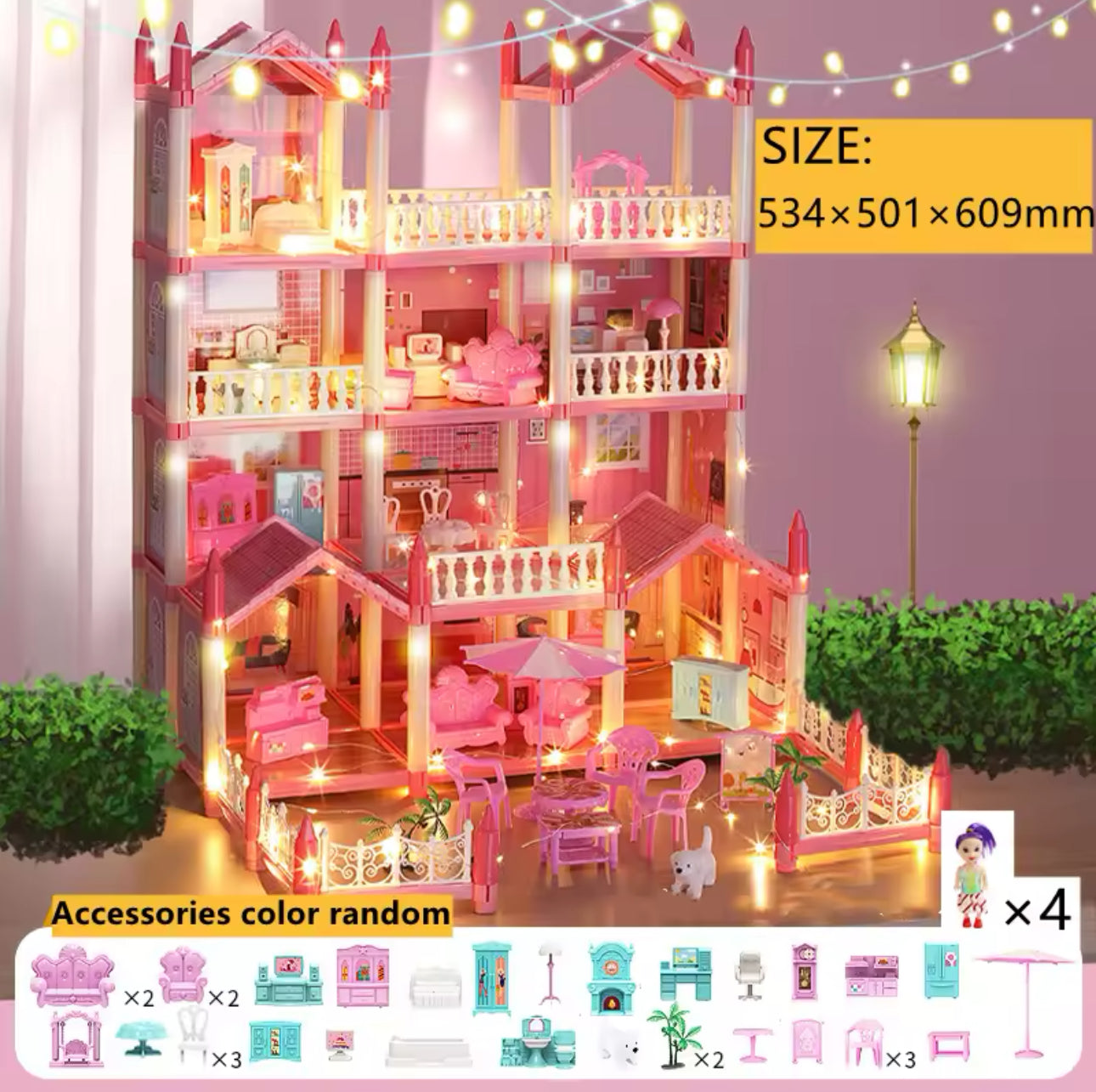 Beautiful 3D DIY Princess Castle