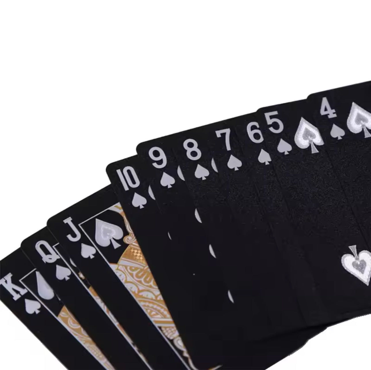 Luxury Black & Gold Playing Cards