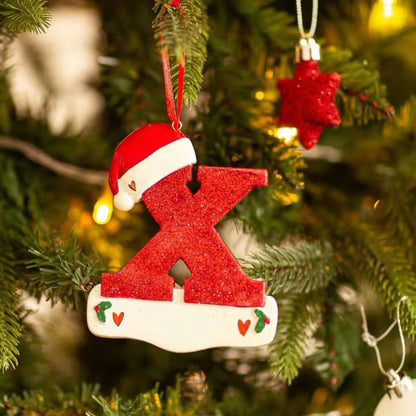 Personalised Christmas Letter Ornaments