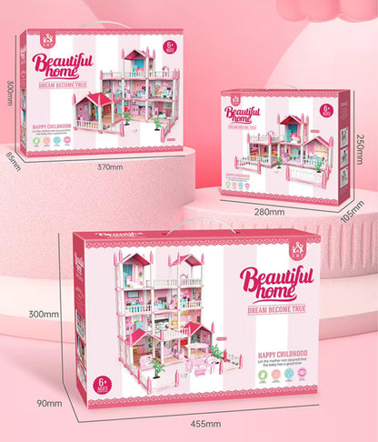 Beautiful 3D DIY Princess Castle