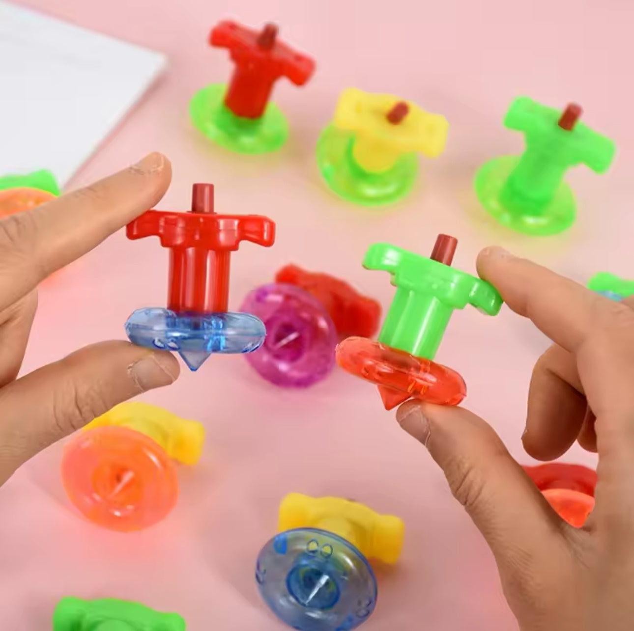 Classic Colourful Spinning Tops