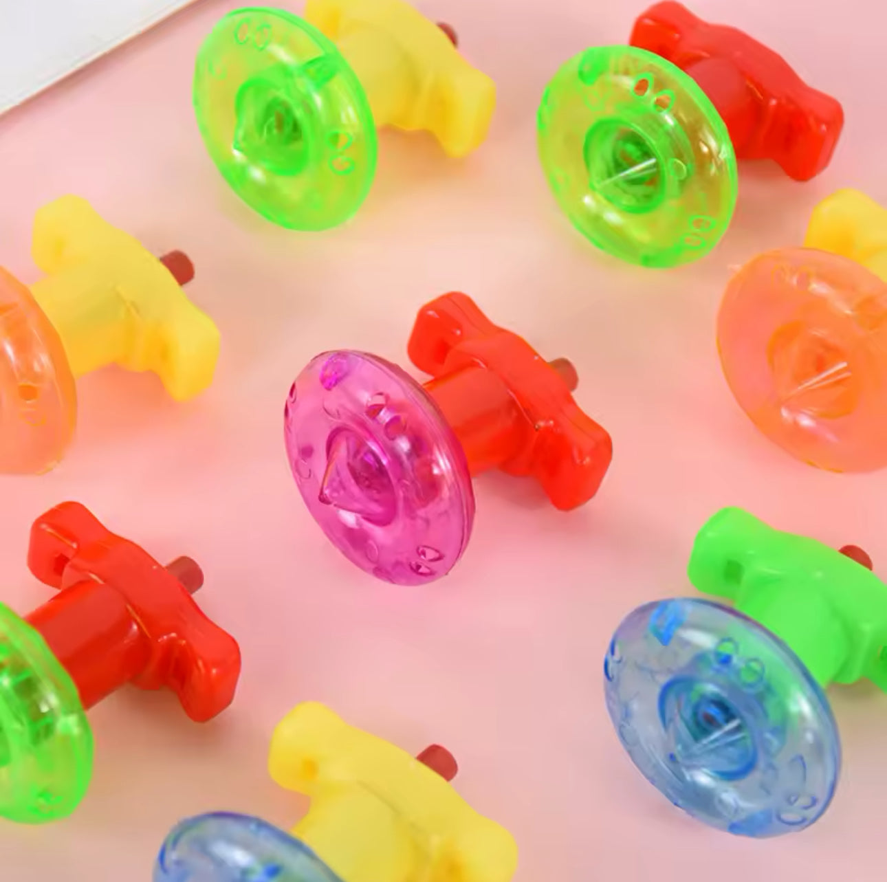 Classic Colourful Spinning Tops