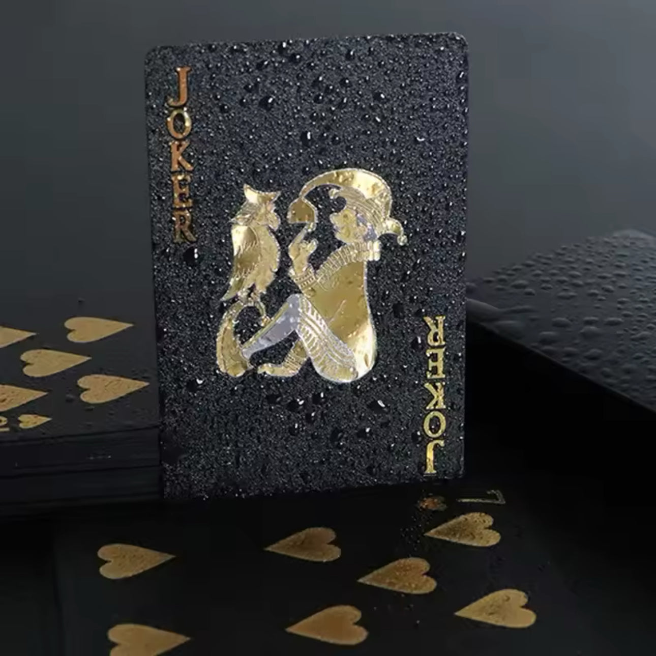 Luxury Black & Gold Playing Cards