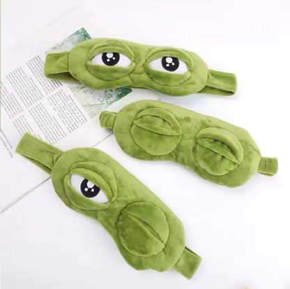 Soft 3D Frog Sleep Mask