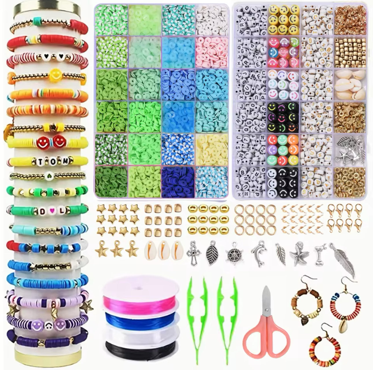 DIY Bracelet, Necklace & Earrings Making Kit