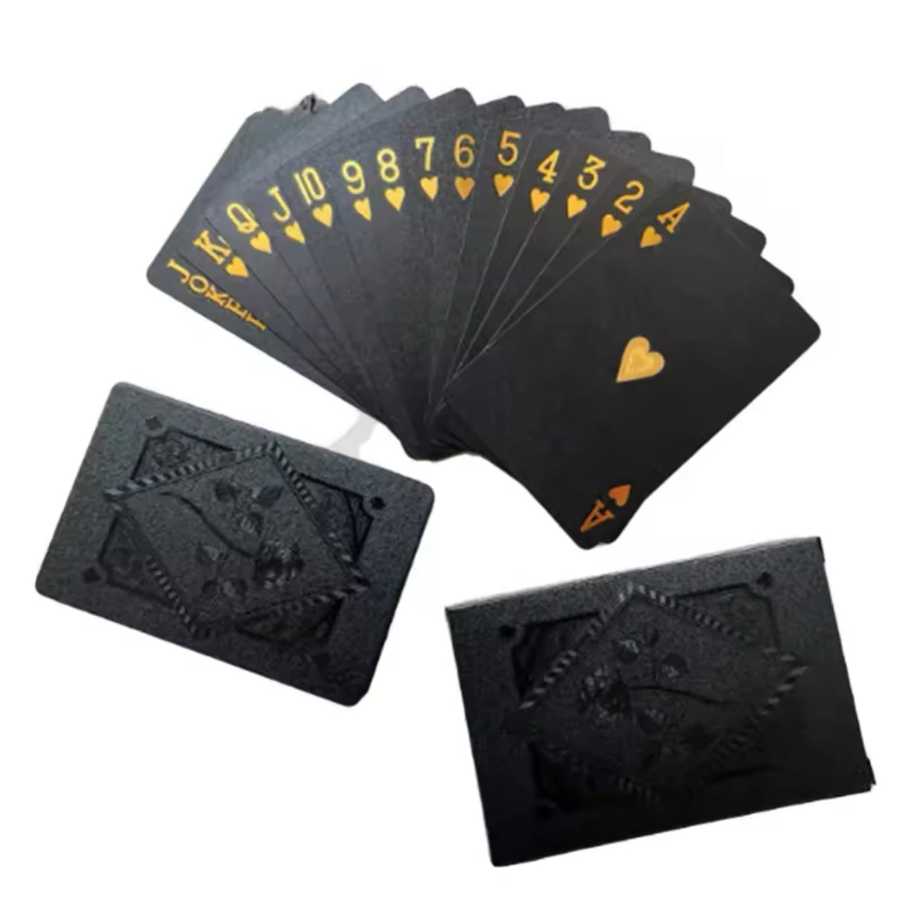 Luxury Black & Gold Playing Cards