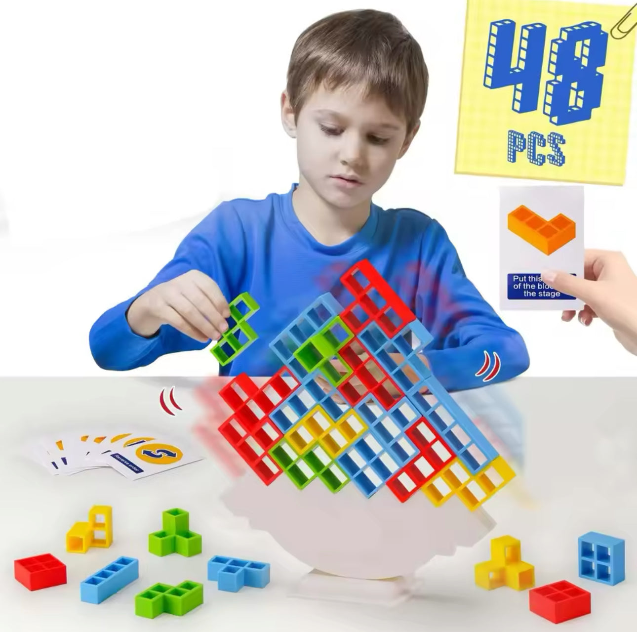 Fun Building Block Balance Game