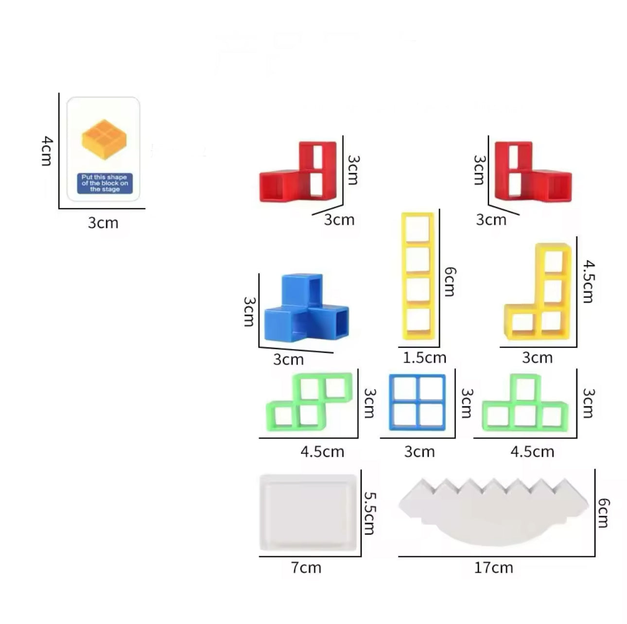 Fun Building Block Balance Game