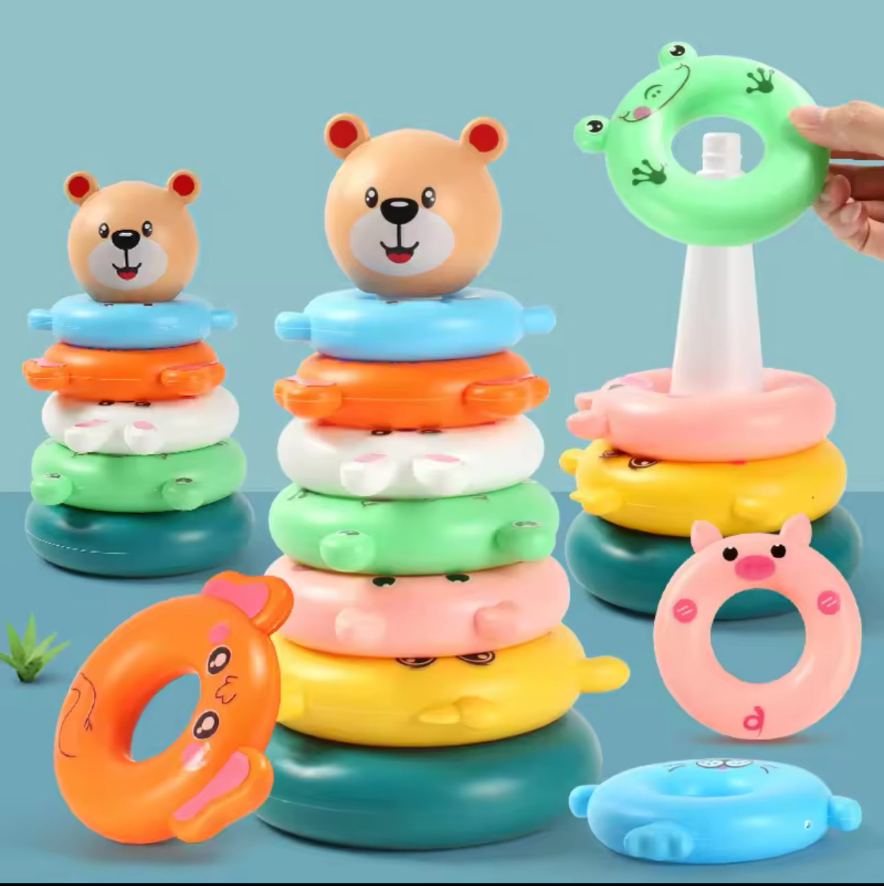 Adorable Baby Stacking Pyramid